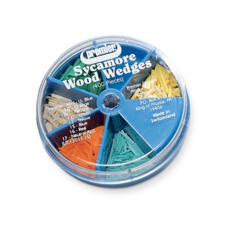 Sycamore Wedge Assortment with Six Compartment Wedge Organizer