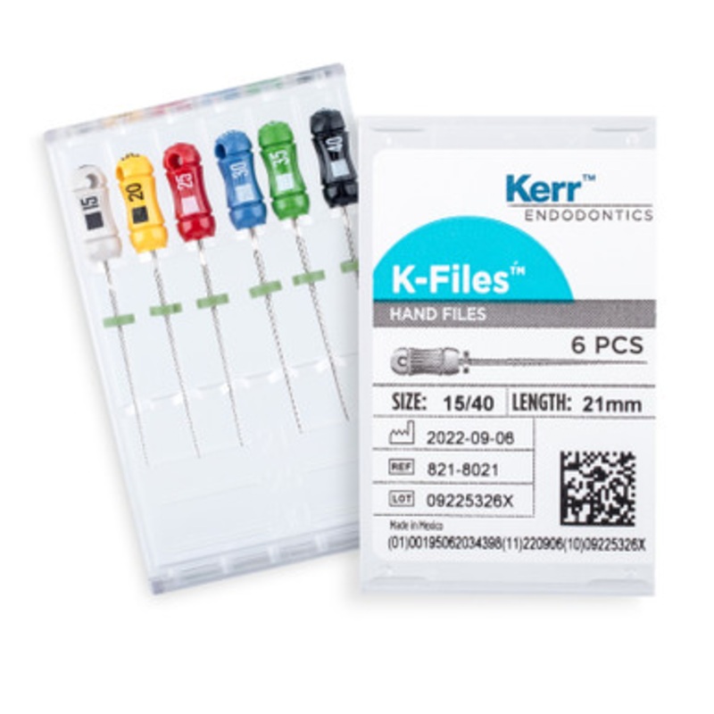 Kerr K-Files 21mm Series 1 Assorted 15/40 6/Pack