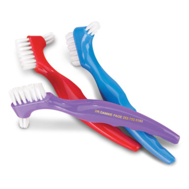 Personalized Contour Denture Brushes 36/Pack