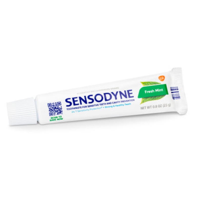 Sensodyne Fresh Mint Toothpaste 0.8 oz. 50/Case