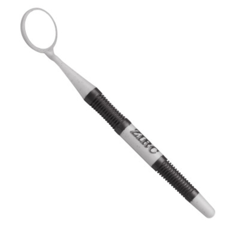 Zirc Soft Grip Crystal Mouth Mirrors 4/Pack