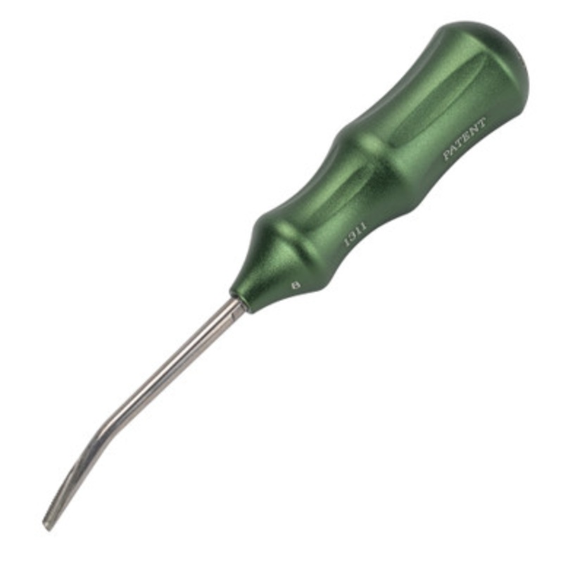 4.0mm Curved (Forest Green) Tooth/Root Extractor