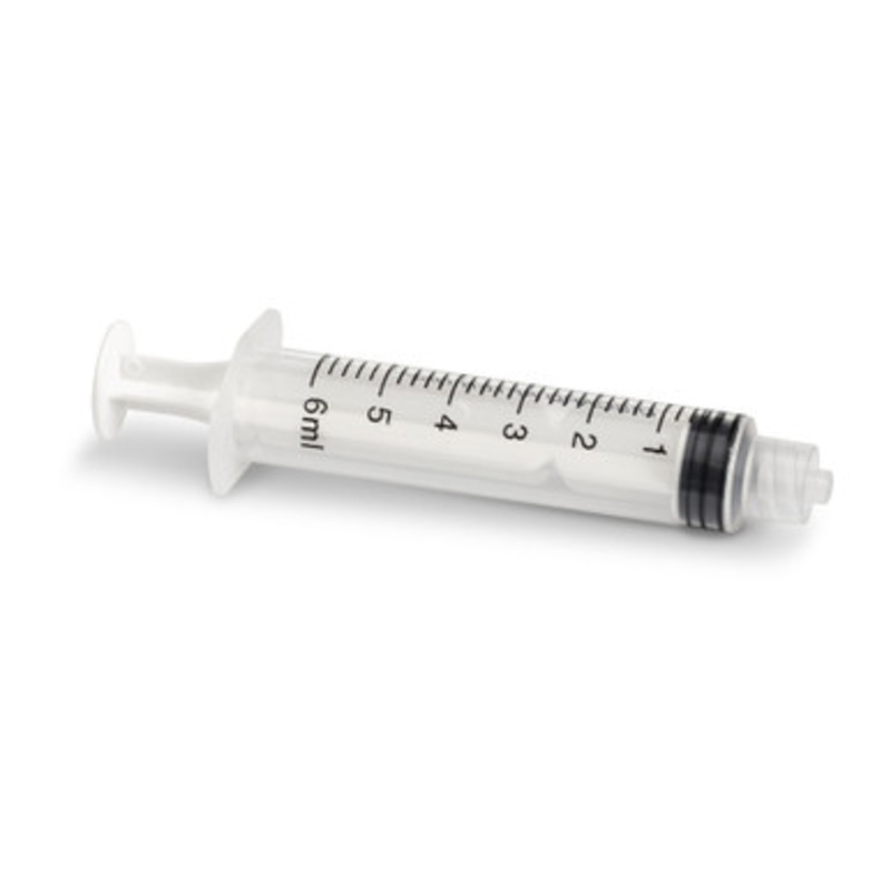 6cc Luer Lock Syringes 100/Box