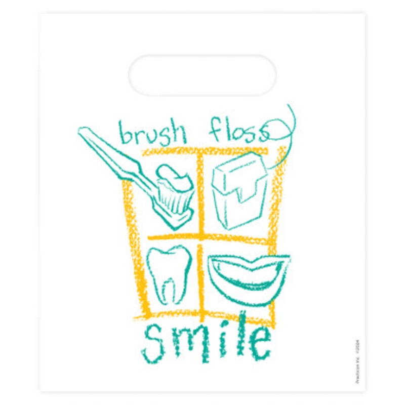 7  x 9 Brush Floss B Bags 100/Pack