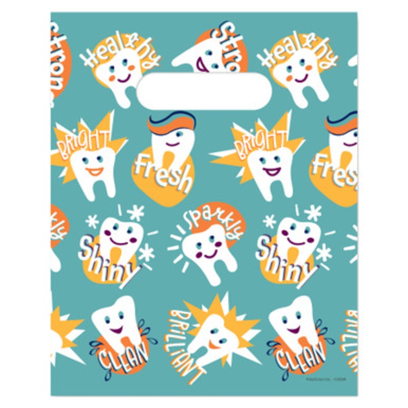 8 x 10 Fresh And Sparkly Scatter Print Bags 100/Pack