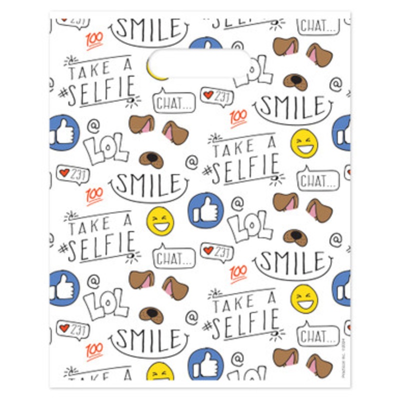 8 x 10 Let’s Get Social Bags 100/Pack