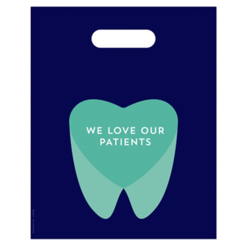 8 x 10 We Love Our Patients Bags 100/Pack