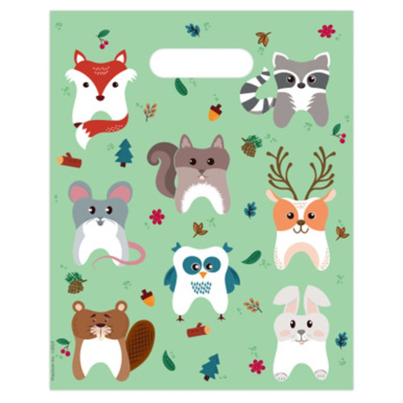 8 x 10 Woodland Animals Bags 100/Pack