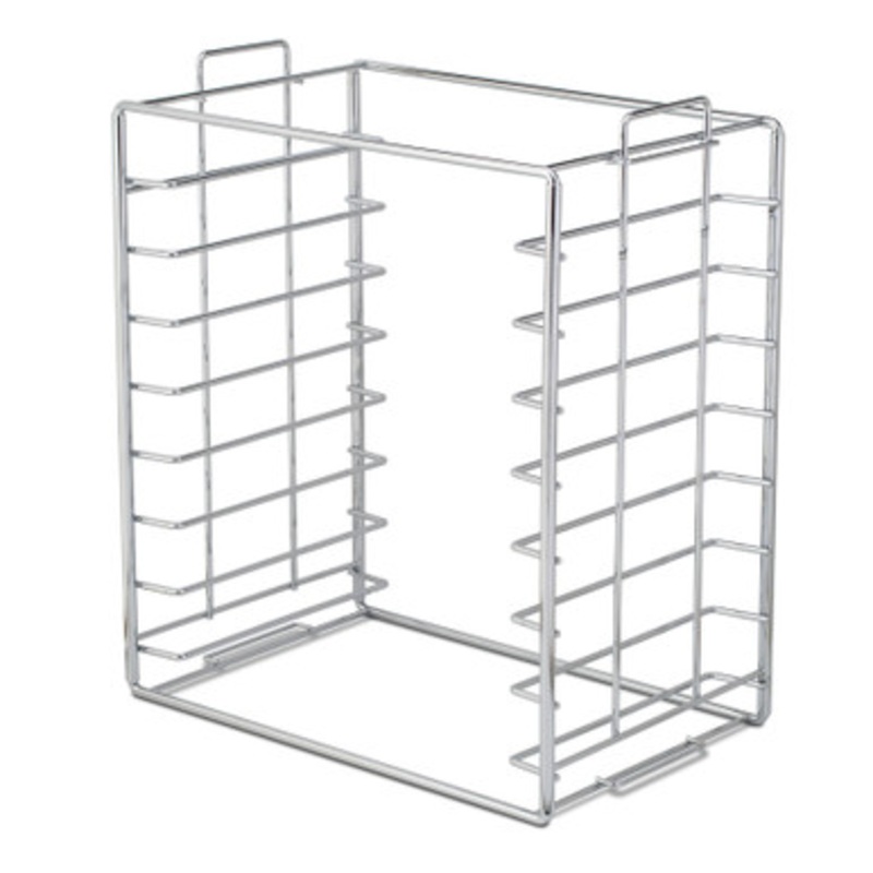 B-Size Chrome Tray And Lid Rack