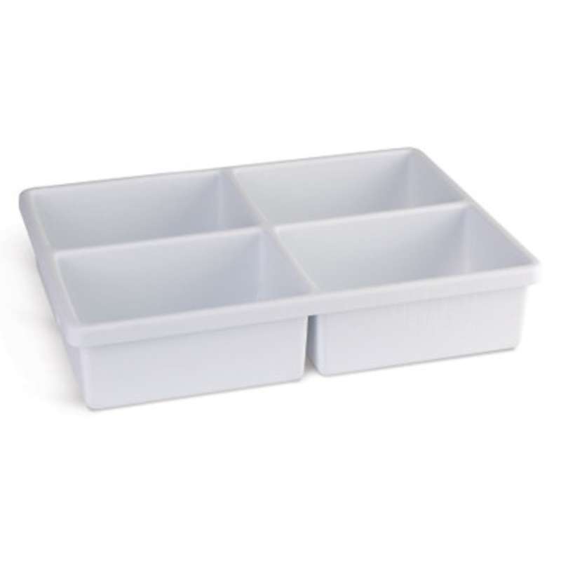 Four Compartment Cart Drawer Organizer