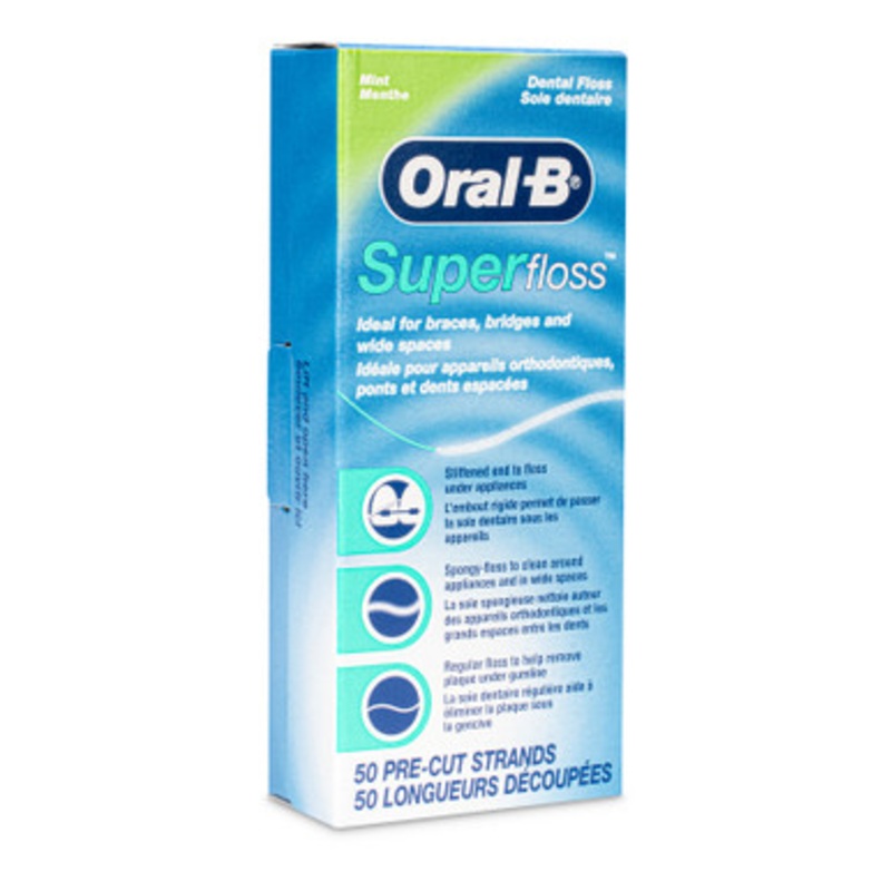 Oral-B Mint Superfloss Office Pack 50/Box 24Box/Case