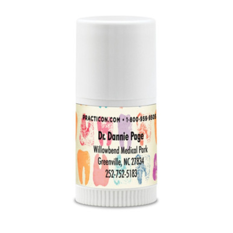 Personalized Molar Stamps Mini Lip Balms  250/Case