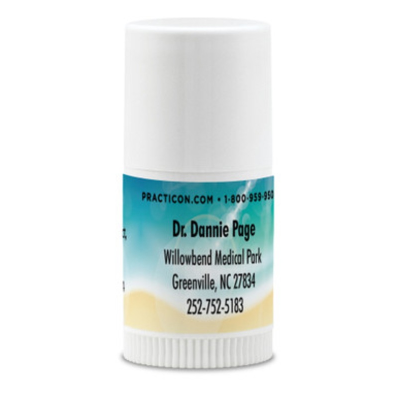 Personalized Sunny Beach Mini Lip Balms  250/Case