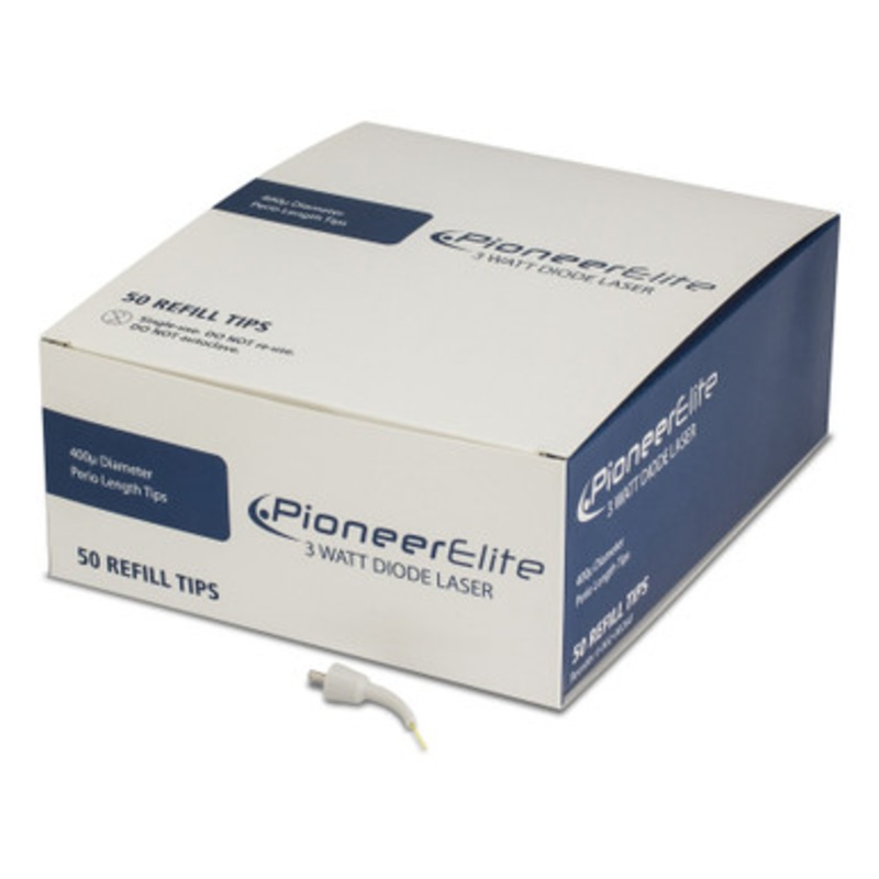Pioneer Elite Diode Laser 400 Micron Tips Perio 50/Box