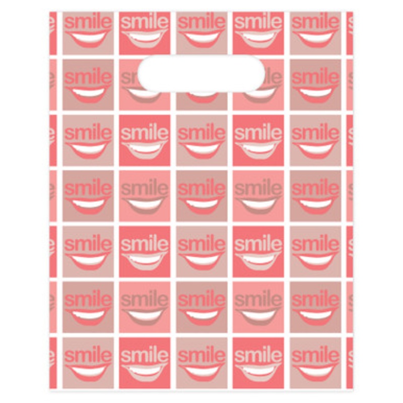 8 x 10 All Smiles Scatter Print Bags 100/Pack