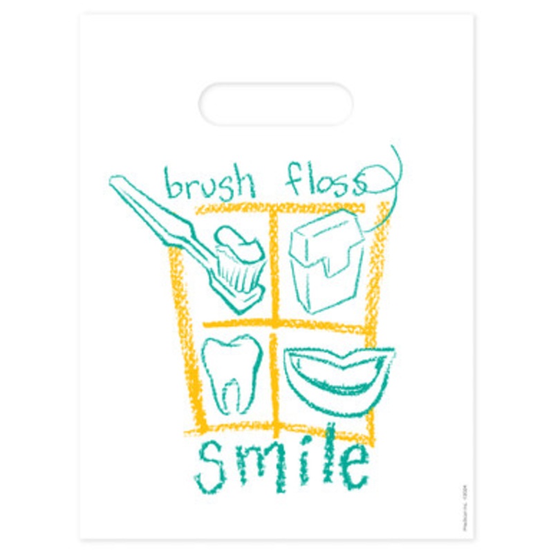9 x 12 Brush Floss B Bags 100/Pack
