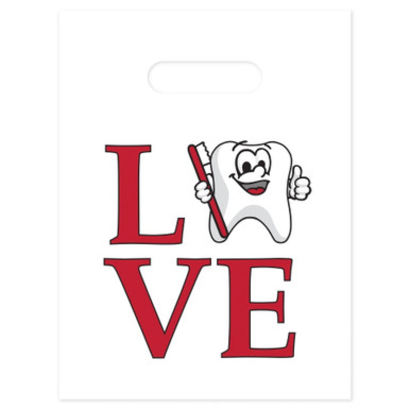 9 x 12 Love Tootie Bags 100/Pack