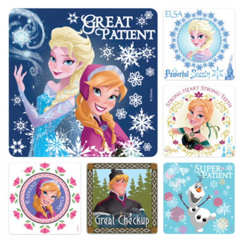 Disney Frozen Dental Stickers 100/Pack