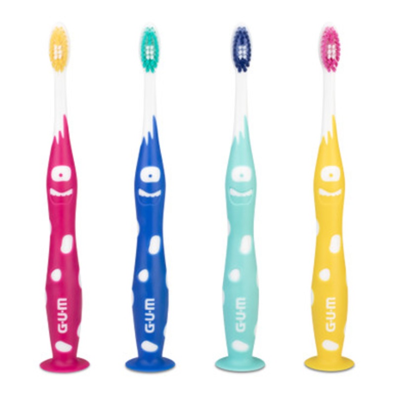 GUM Junior Monsterz Child Toothbrushes 12/Pack