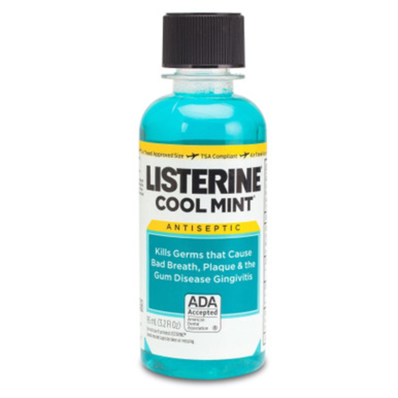 Listerine Cool Mint Mouthwash 3.2 oz. 24/Case