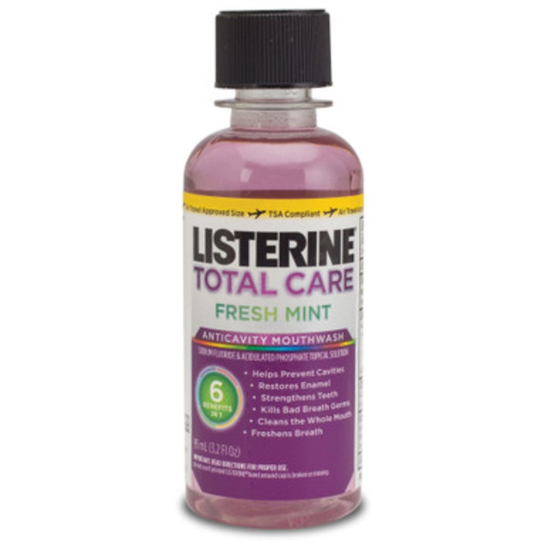 Listerine Total Care Anticavity Mouthwash 3.2 oz. 24/Case