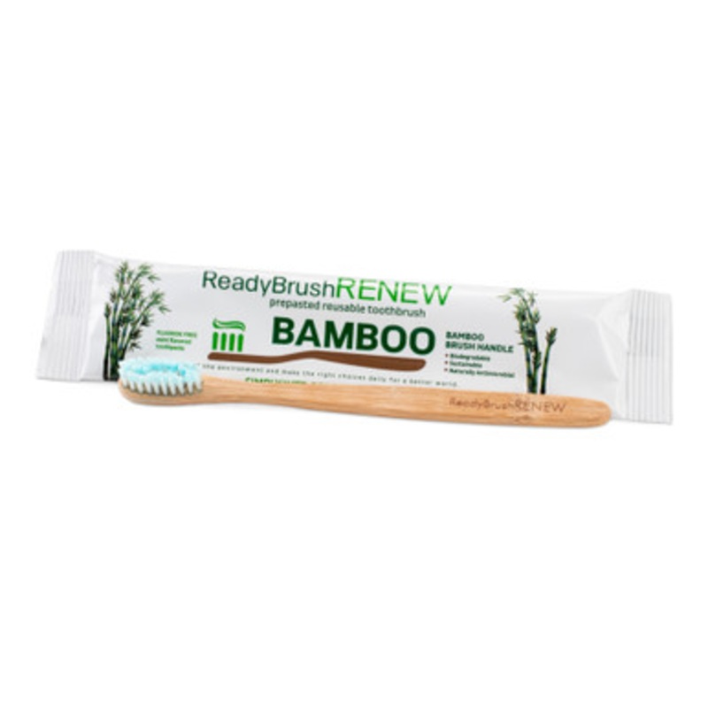 ReadyBrush RENEW Bamboo Adult Toothbrushes 144/Box