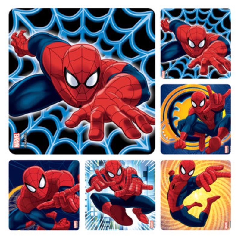 Spider-Man Stickers 100/Pack