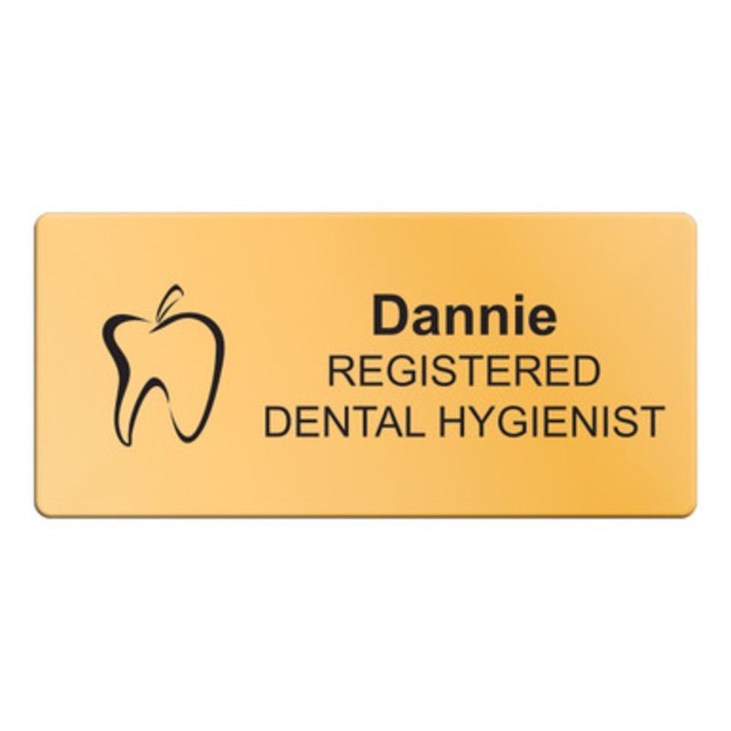 3-Line Personalized MetaLite Name Badge