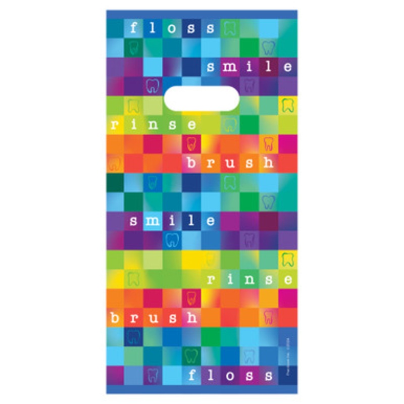 6 x 12 Rainbow Blocks Bags 100/Pack