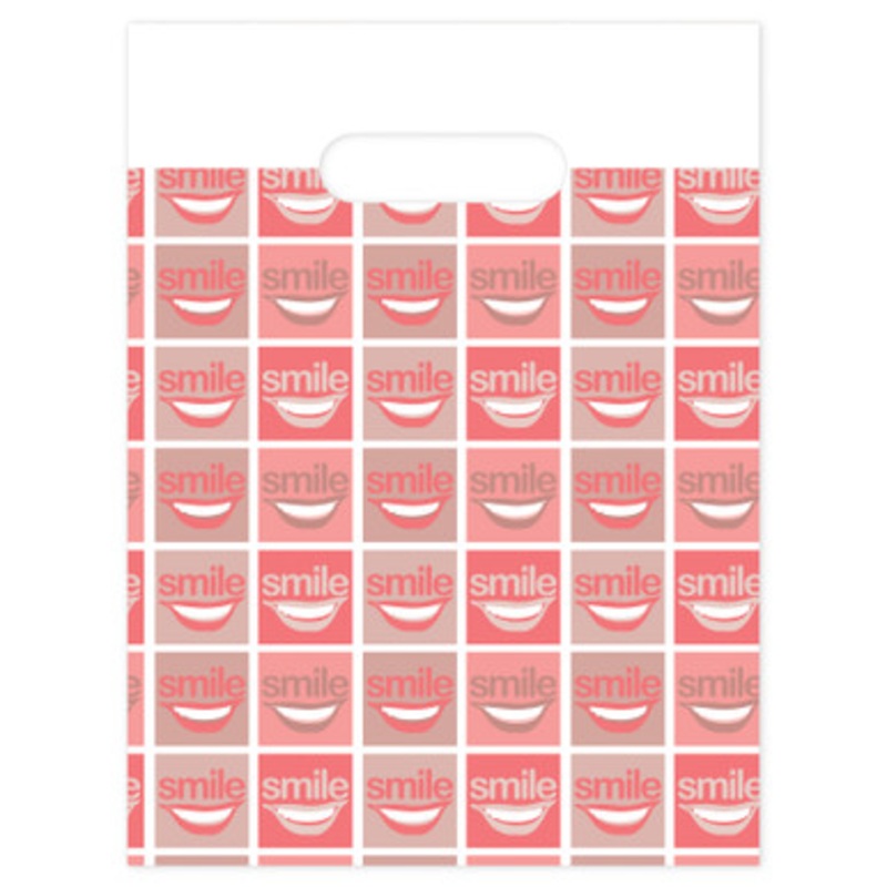 9 x 12 All Smiles Scatter Print Bags 100/Pack