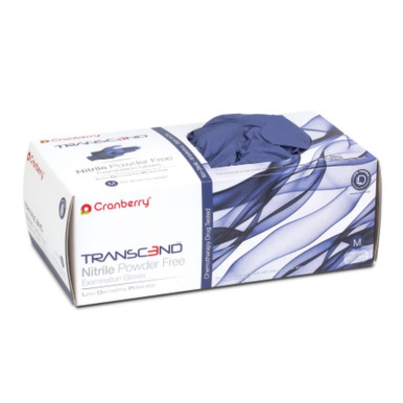 Cranberry Transcend Powder-free Nitrile Gloves 300/Box