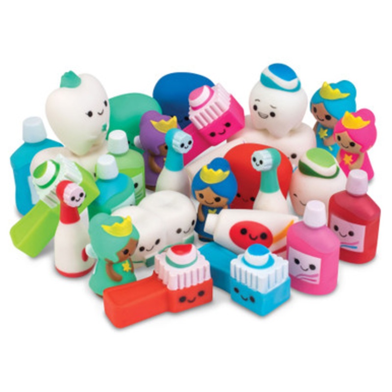 Dental Rubber Toy Assortment 50/Pack