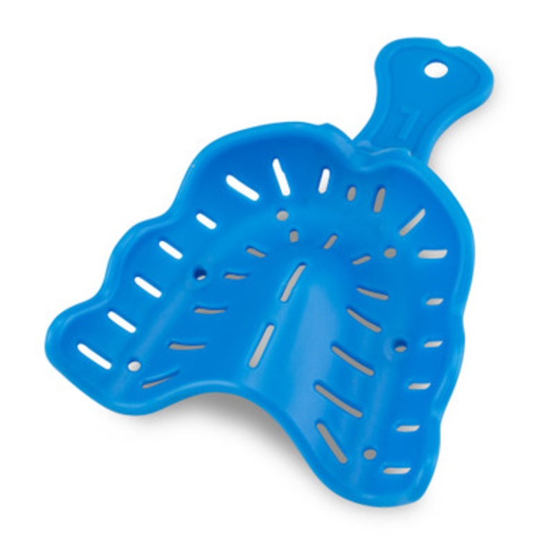 Disposable Edentulous Impression Trays Large (Blue) Upper 12/Pack