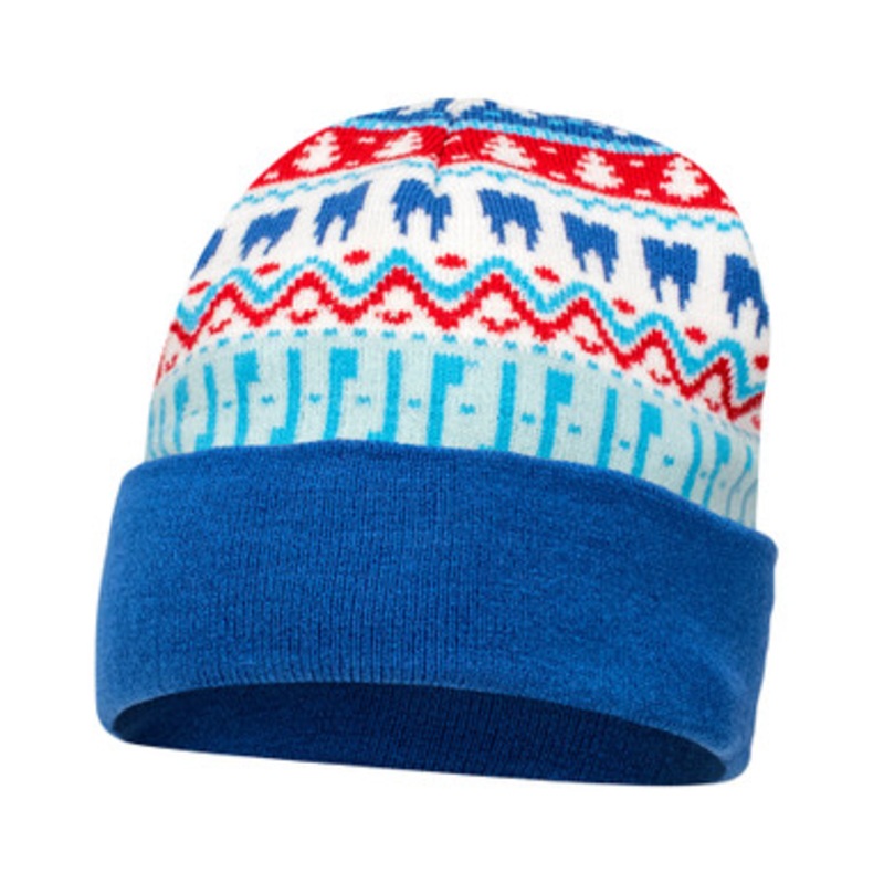 Fair Isle Knit Dental Beanie