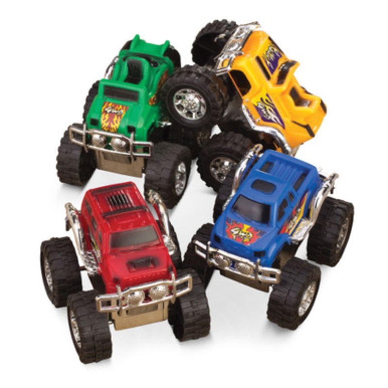 Pull Back Monster Trucks 36/Pack