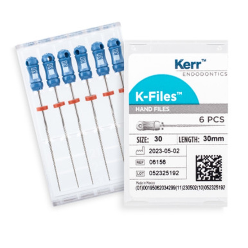 Kerr K-Files 30mm Size 30 Blue 6/Pack
