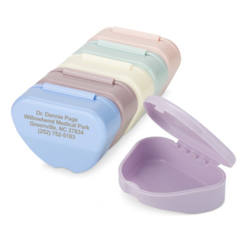 Personalized Pastel Color Retainer Cases 12/Pack