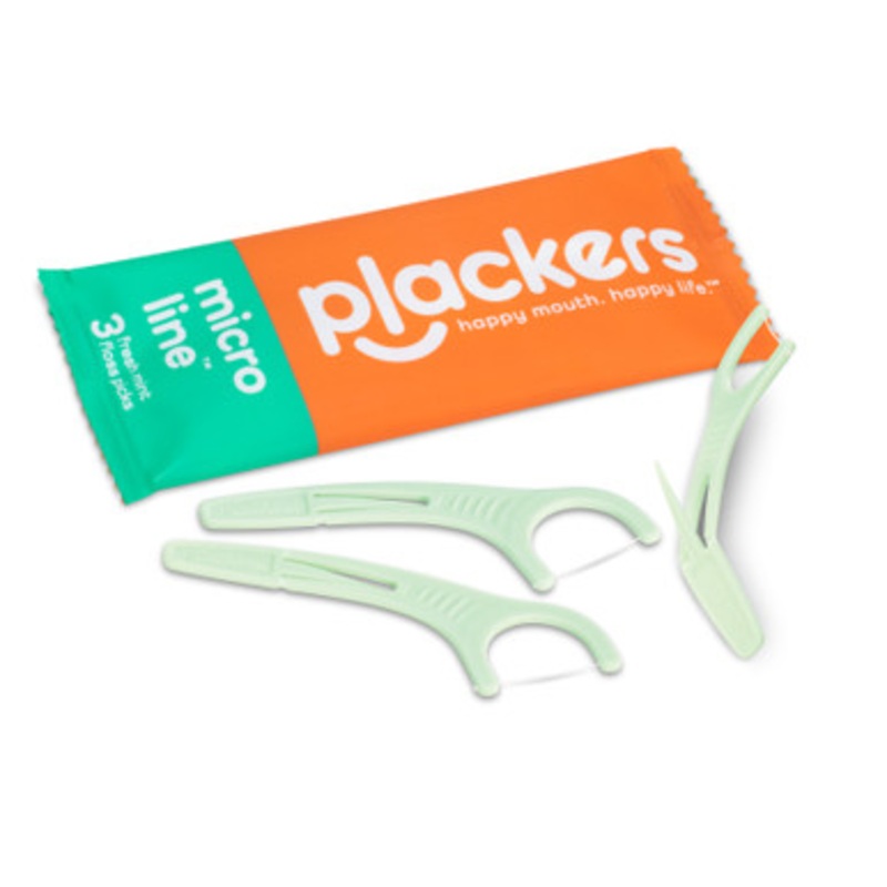 Plackers Micro Mint Flosser 3-Packs 144/Pack