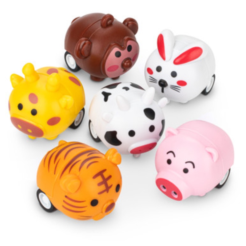 Pull-Back Animals 24/Pack