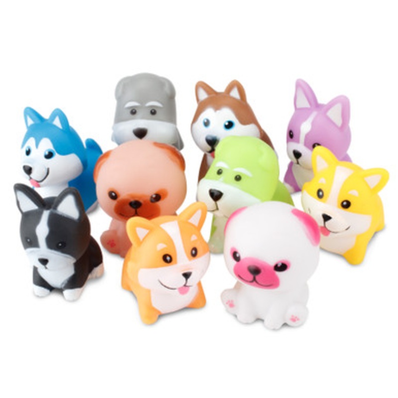 Rubber Dog Assortment 50/Pack