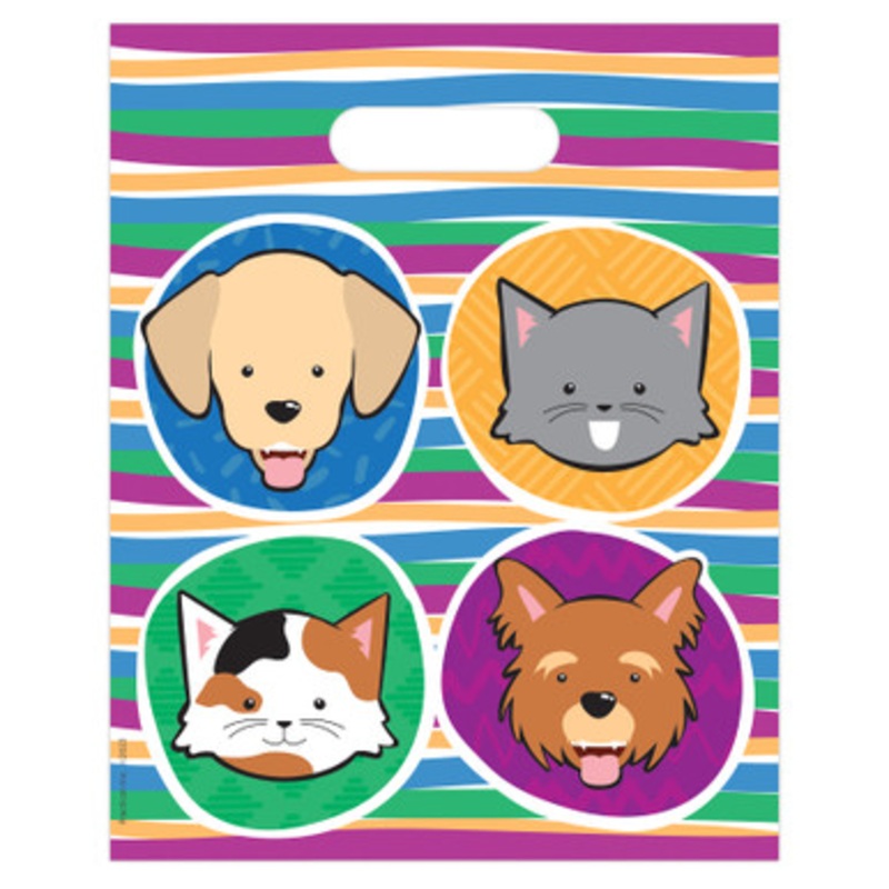 8 x 10 Bow-Wow Meow Animal Bags 100/Pack
