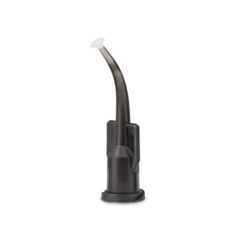 Curved Black Brush Delivery Tips 100/Pack