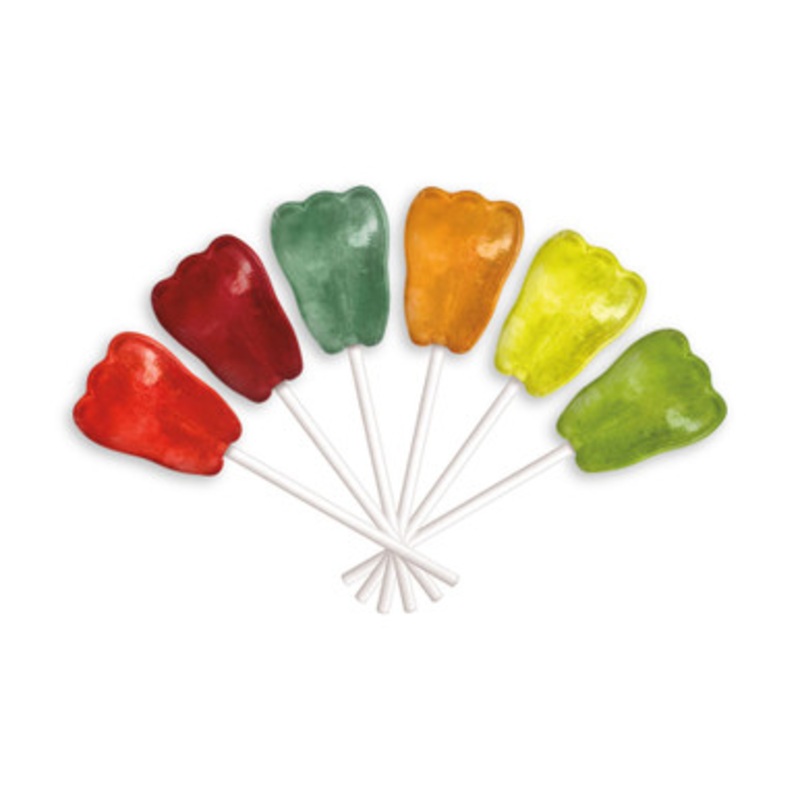 Dr. John’s Healthy Sweets Classic Fruit Tooth-Shaped Pops 150/Pack