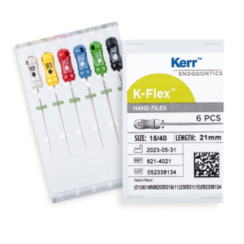 Kerr K-Flex Files 21mm Series 1 Assorted 15/40 6/Pack