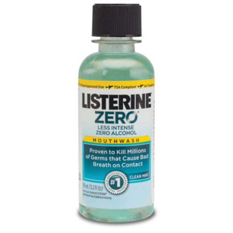 Listerine Zero Mouthwash 3.2 oz. 24/Case