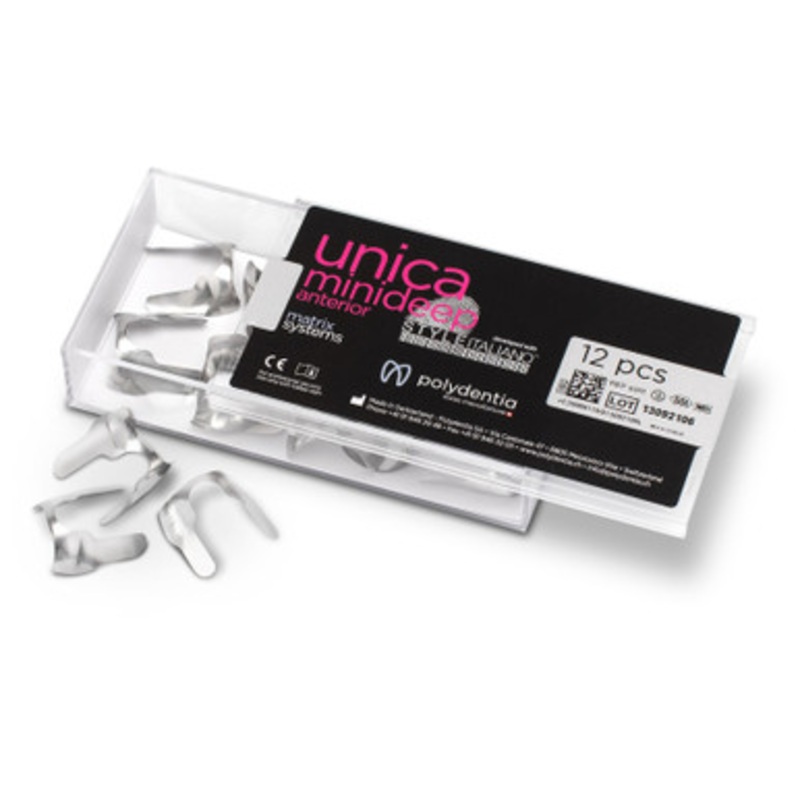 Polydentia Unica Minideep Anterior Matrices 12/Pack