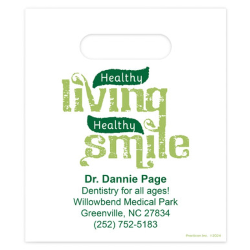 7  x 9 Healthy Smile Personalized Bags 500/Pack