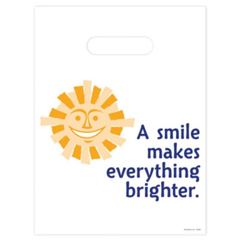 9 x 12 Sunshine Smile Bags 100/Pack