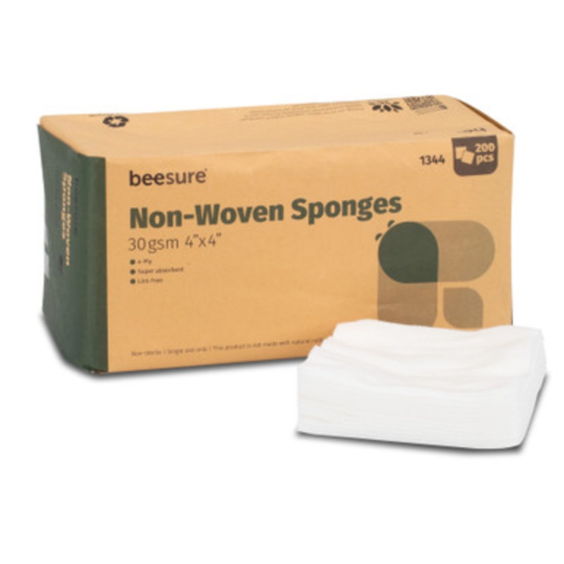 Beesure 4×4 Non-Woven Sponges 2000/Box