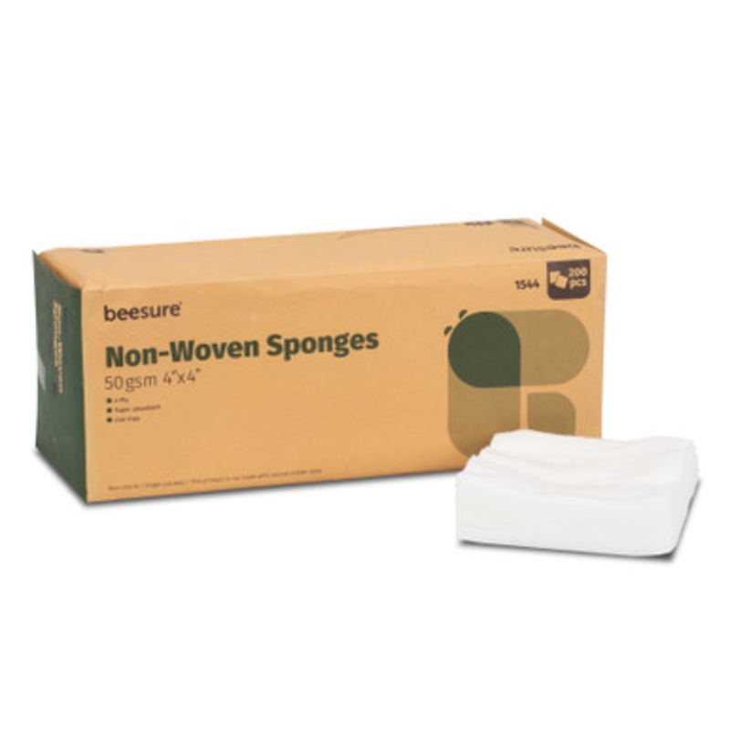 Beesure 4×4 Premium Non-Woven Sponges 2000/Box